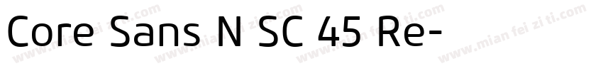 Core Sans N SC 45 Re字体转换